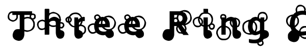 Three Ring Circus font preview